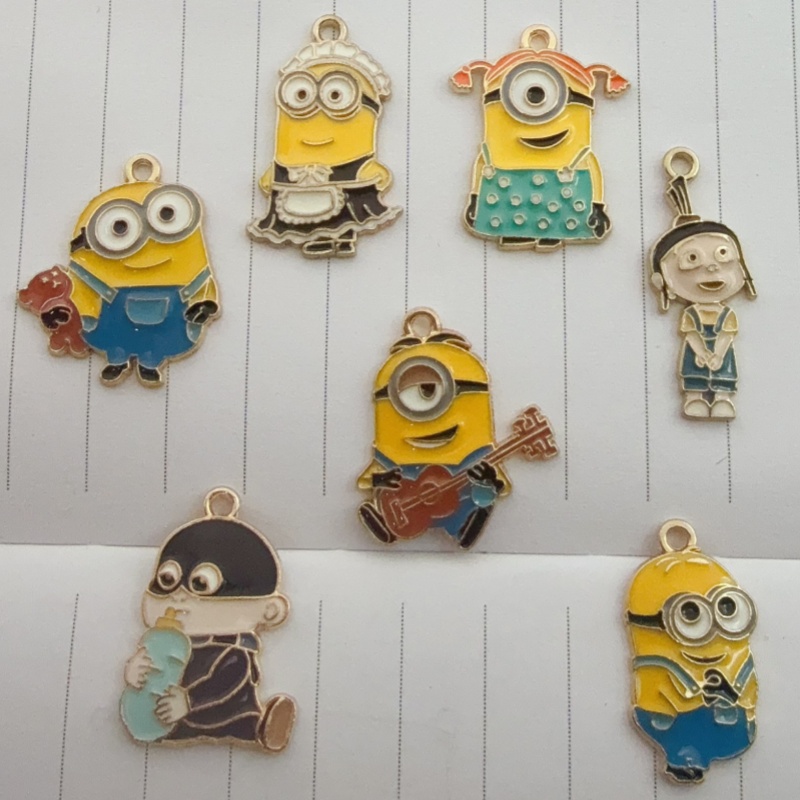 Jewelry Making Earrings - 10 pendenti in lega con disegni
