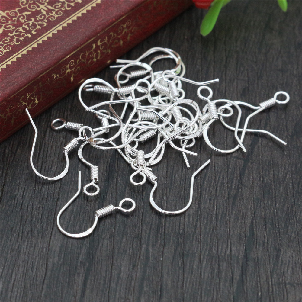 Jewelry Making Earrings - 50 pz 16mm 925 Sterling Silver