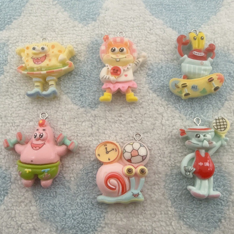 Jewelry Making Earrings - 10 pendenti in resina a forma