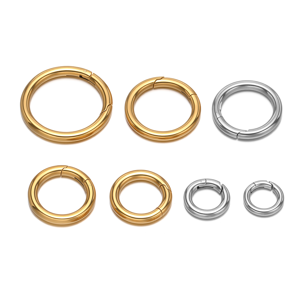 Jewelry Making Metals - 2 pz/lotto fermagli a molla rotondi