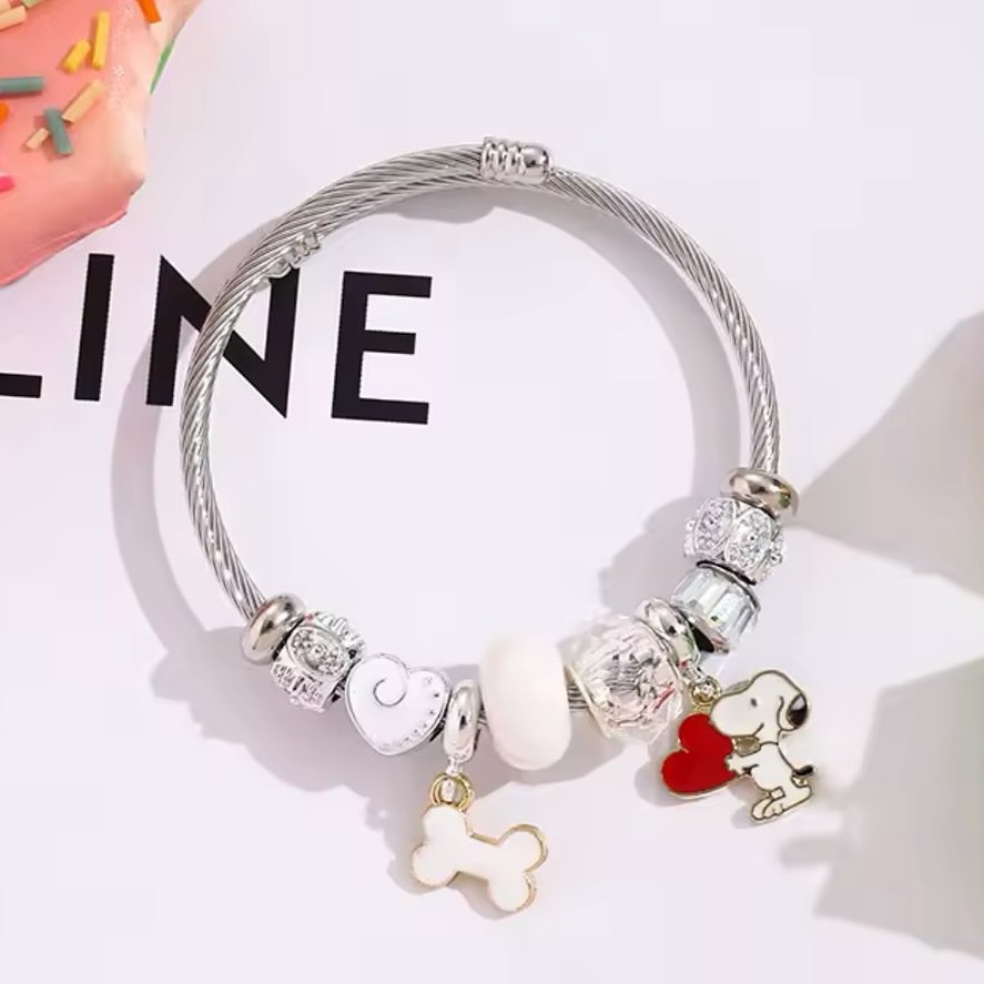 Jewelry Making Metals - Braccialetto con Perline a Forma di