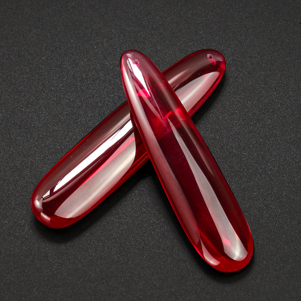 Jewelry Making Raw Materials - 1 pz sintetico rosso corindone rubino