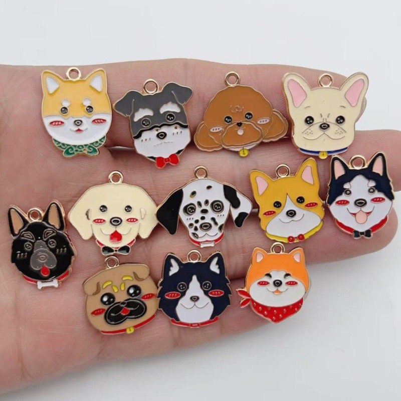 Jewelry Making Earrings - 12 pendenti in lega a forma