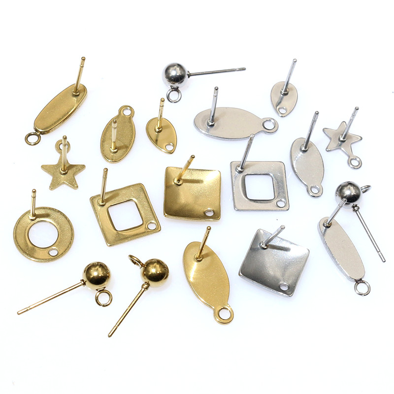 Jewelry Making Earrings - 20pcs orecchini a bottone artigianali in