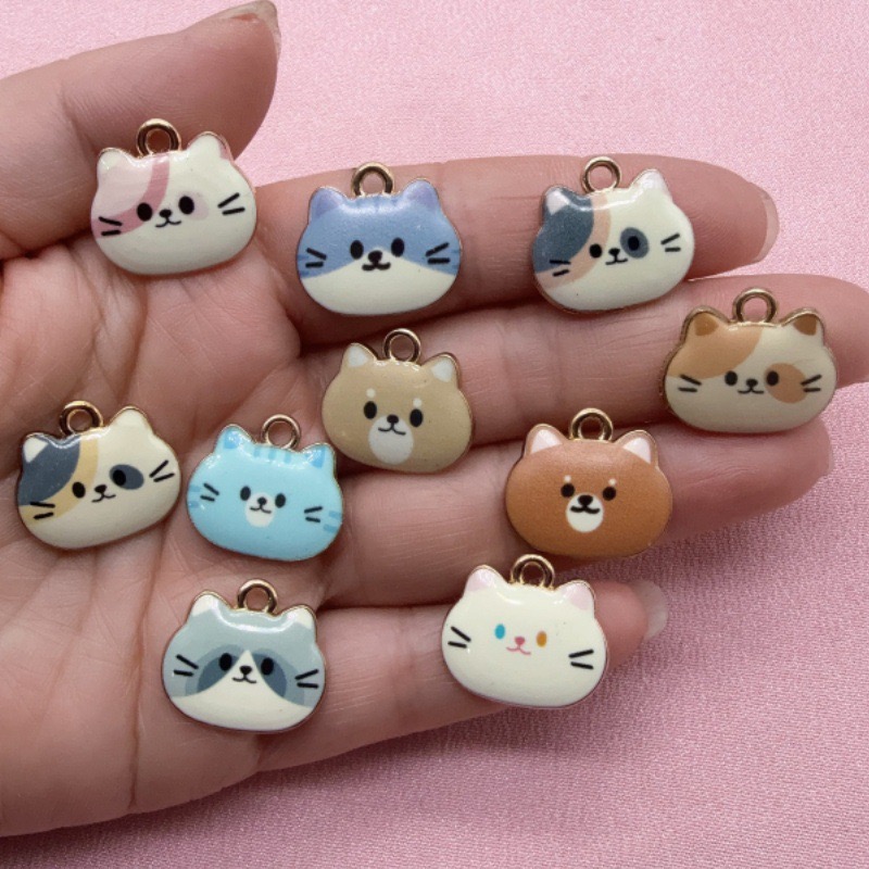 Jewelry Making Earrings - 12 Pezzi Ciondoli in Lega a