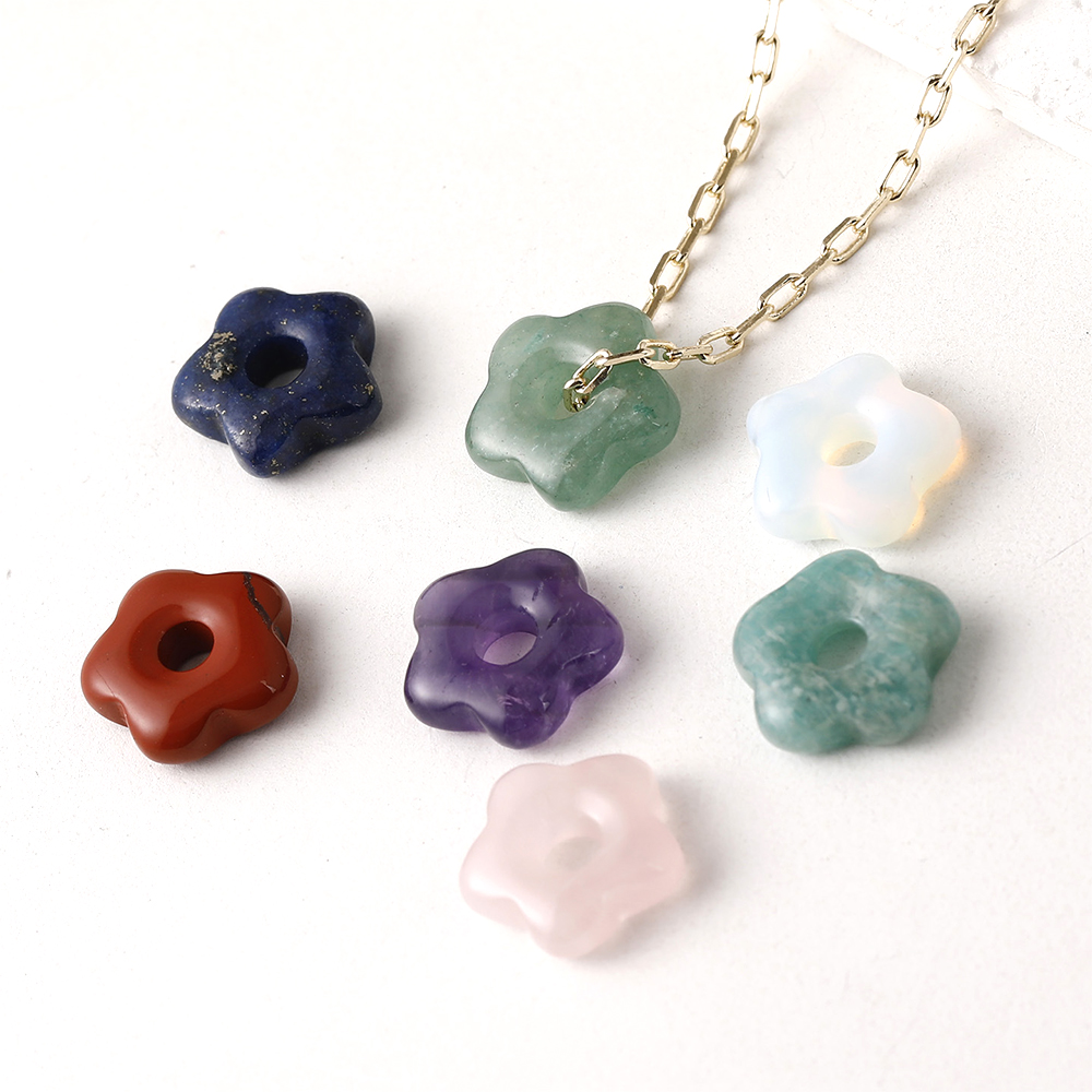 Jewelry Making Raw Materials - 1 Pezzo Ciondolo a Fiore in