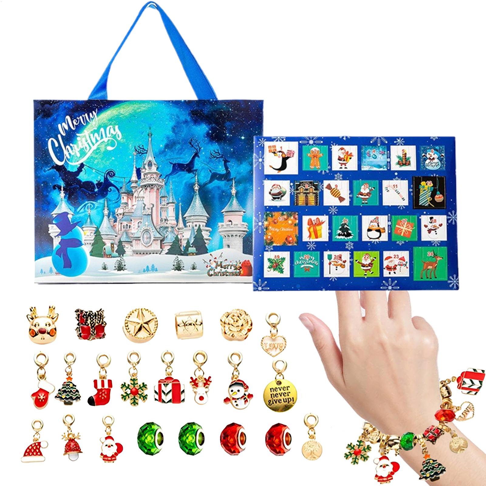 Jewelry Making Advent Calendar - 2025 Kit per realizzare braccialetti con