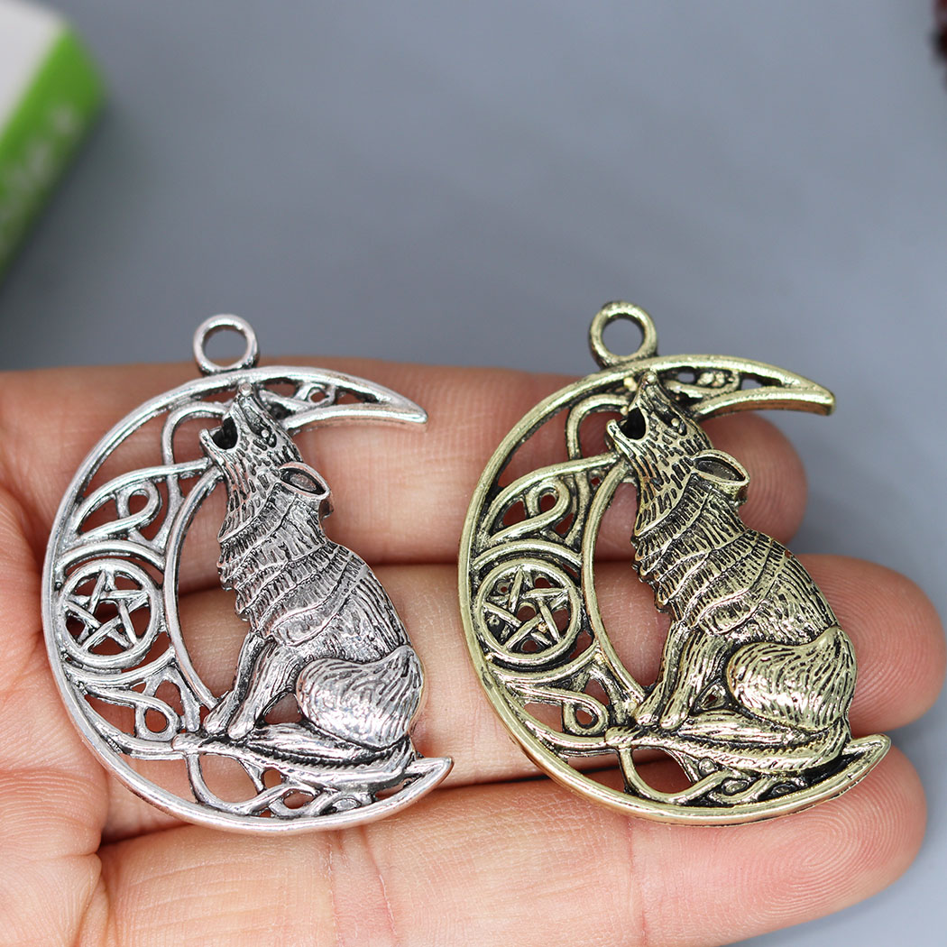 3 pz/lotto lupo notte voci lun - Jewelry Making Date Night recensione e prezzo