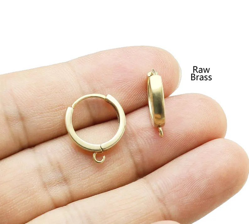 Cerchi per orecchie in ottone  - Jewelry Making Earrings recensione e prezzo