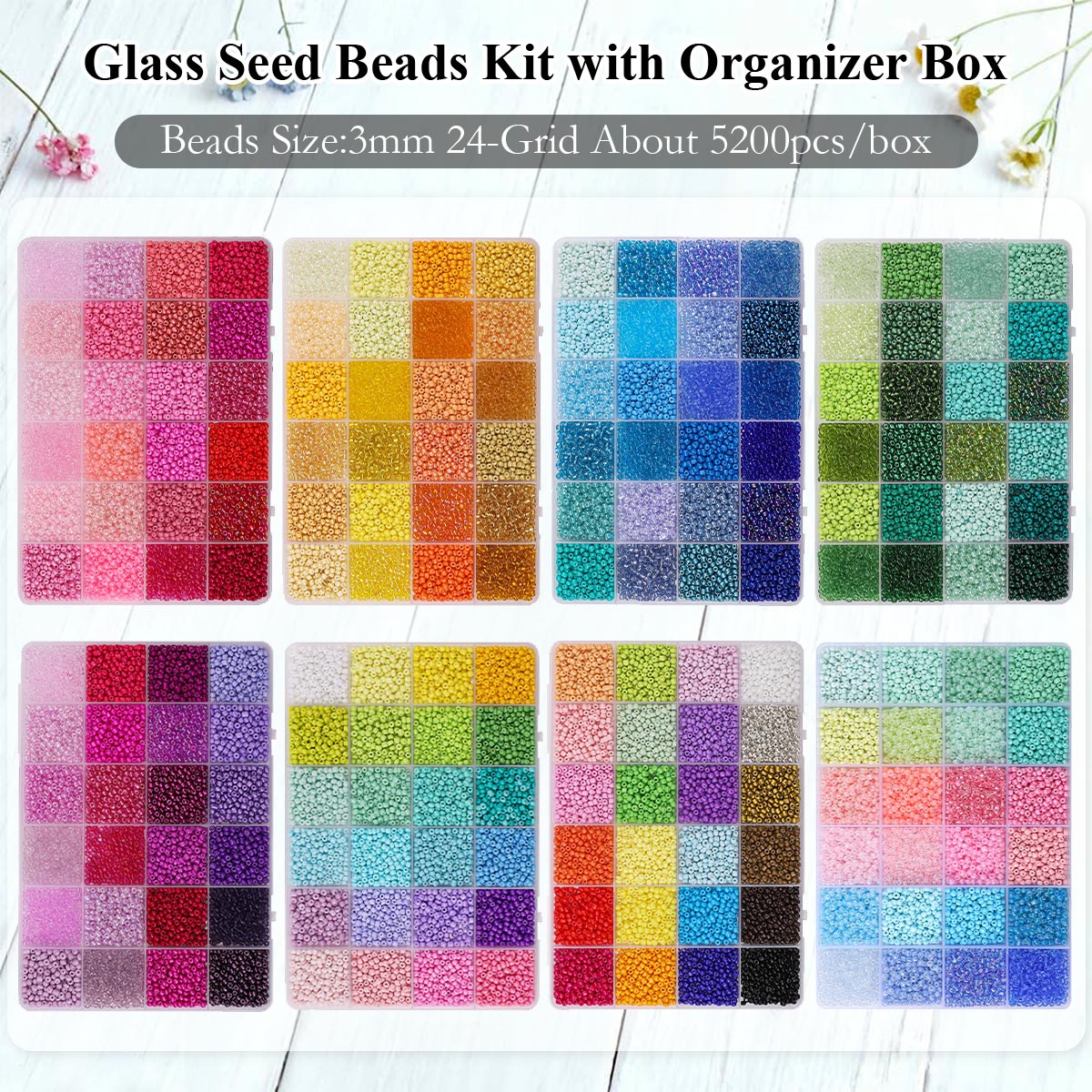 Kit 5200 Perline di Vetro Seed - Jewelry Making Course recensione e prezzo