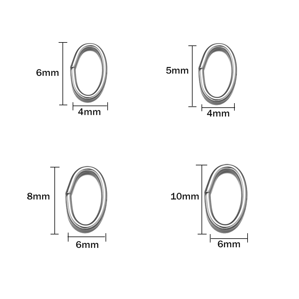 50 pezzi 3 colori in acciaio i - Jewelry Making Closed Jump Rings recensione e prezzo