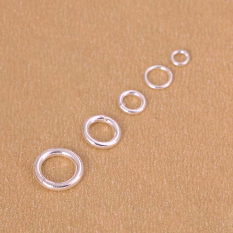 10 pz Genuino Reale Puro Solid - Jewelry Making Closed Jump Rings recensione e prezzo