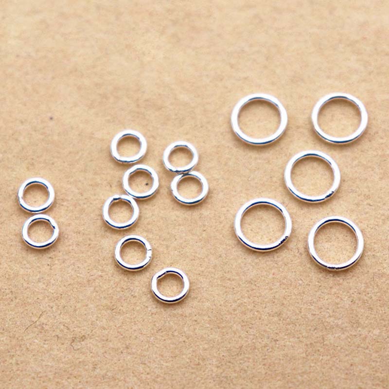 10 pz Genuino Reale Puro Solid - Jewelry Making Closed Jump Rings recensione e prezzo
