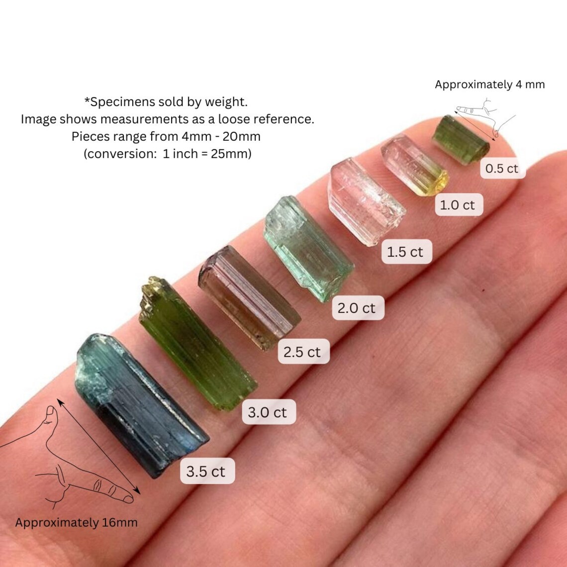 Cristalli di Elbaite Grezza Br - Jewelry Making Raw Materials recensione e prezzo
