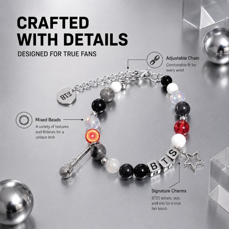 Braccialetto con Perline Nero  - Jewelry Making Metals recensione e prezzo