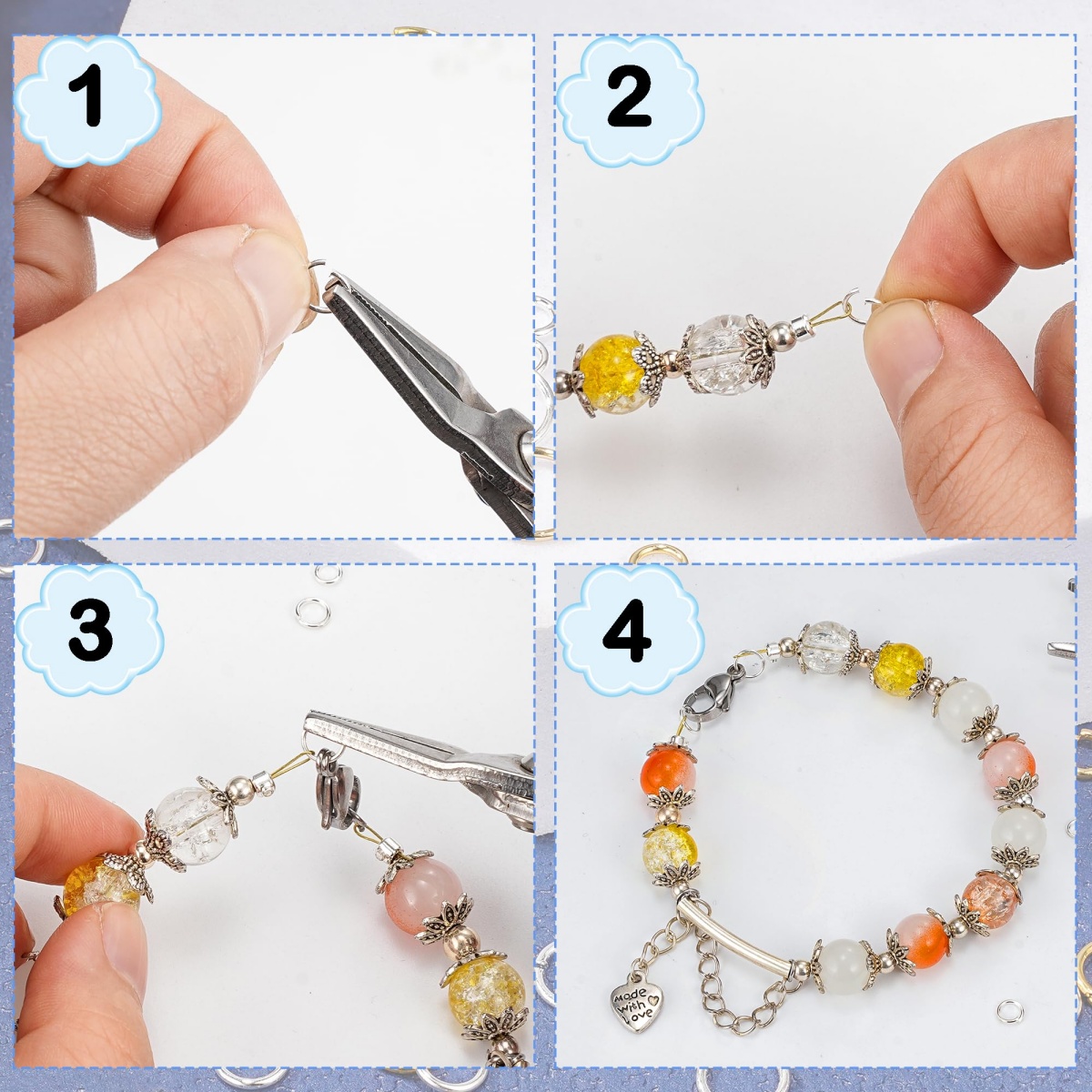 Anelli aperti in ferro per cre - Jewelry Making Closed Jump Rings recensione e prezzo